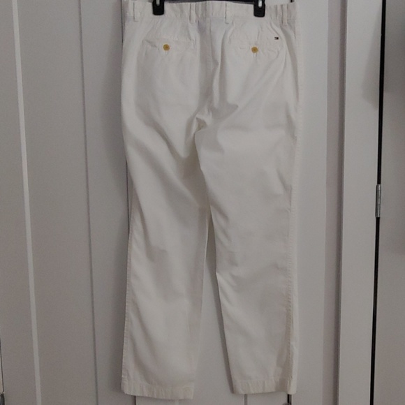 Tommy Hilfiger NWOT white cotton chinos size 36 - Picture 2 of 6